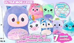 PELUCHE SQUISHMALLOWS - SMOOSHY FRIENDS SÉRIE 3 - 20CM ASST